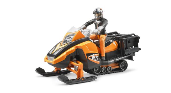 BRUDER 63101 SNOWMOBIL WITH DRIVER AND ACCESSORIES KOUREAS TOYS