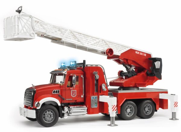BRUDER 02821 MACK GRANITE FIRE ENGINE WITH WATER PUMP KOUREAS TOYS
