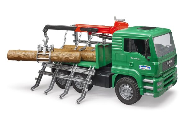BRUDER 02769 MAN TIMBER TRUCK WITH LOADING CRANE KOUREAS TOYS