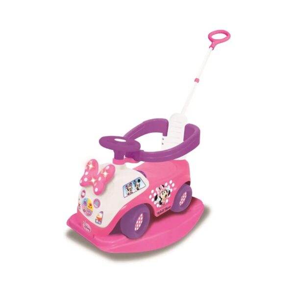 KIDDIELAND 050237 4 IN 1 LIGHTS N SOUNDS MINNIE ACTIVITY RIDE ON KOUREAS TOYS