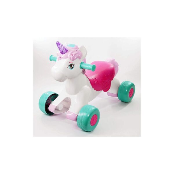 KIDDIELAND 060871 LIGHTS N'SOUNDS UNICORN RIDE-ON KOUREAS TOYS