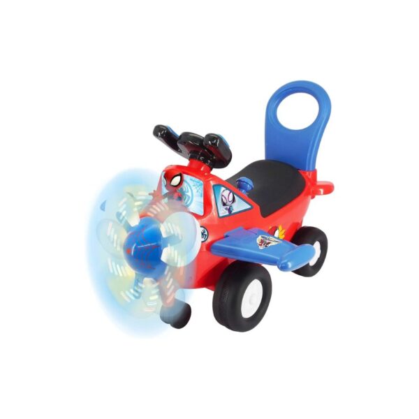 KIDDIELAND 063602 SPIDEY ANIMATION PLANE RIDE ON KOUREAS TOYS