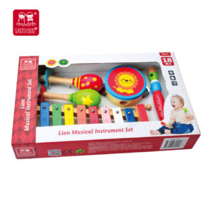 PHOOHI PH08F003 WOODEN LION MUSICAL INSTRUMENT SET KOUREAS TOYS