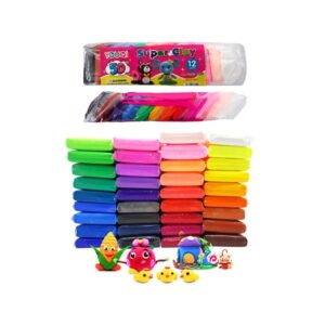 SUPER CLAY 12 PCS 246111 KOUREAS TOYS