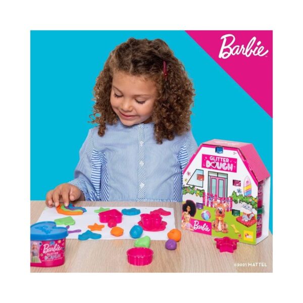RF 88850 BARBIE GLITTER DOUGH KIT - HOUSE 5 PCS 500GR KOUREAS TOYS