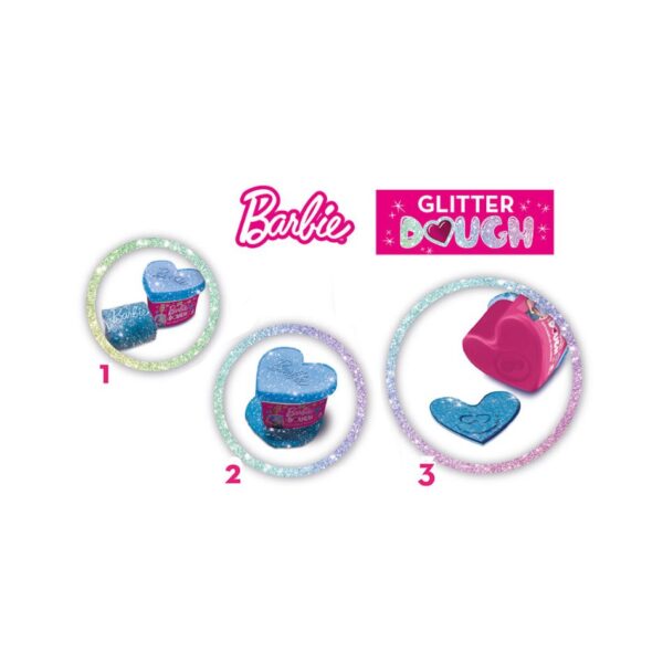 RF 88850 BARBIE GLITTER DOUGH KIT - HOUSE 5 PCS 500GR KOUREAS TOYS