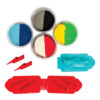 AS 03542 CARS DOUGH POT WITH 2 DOUGH COLORS AND 3D CAP FOLDABLE CUTTER 100GR - Image 2