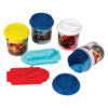 AS 03542 CARS DOUGH POT WITH 2 DOUGH COLORS AND 3D CAP FOLDABLE CUTTER 100GR - Image 3