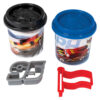 AS 03551 CARS DOUGH 2 POTS WITH 3D CAPS AND 2 CUTTERS 228GR - Image 2