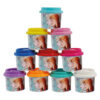 AS 03598 DOUGH DISNEY FROZEN POLYBAG WITH 10 POTS AND 3D CAPS KOUREAS TOYS
