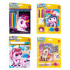 AS 61005 DRAWING SET POCKET FANTASY DREAMS IN 4 DIFFERENT ITEMS KOUREAS TOYS