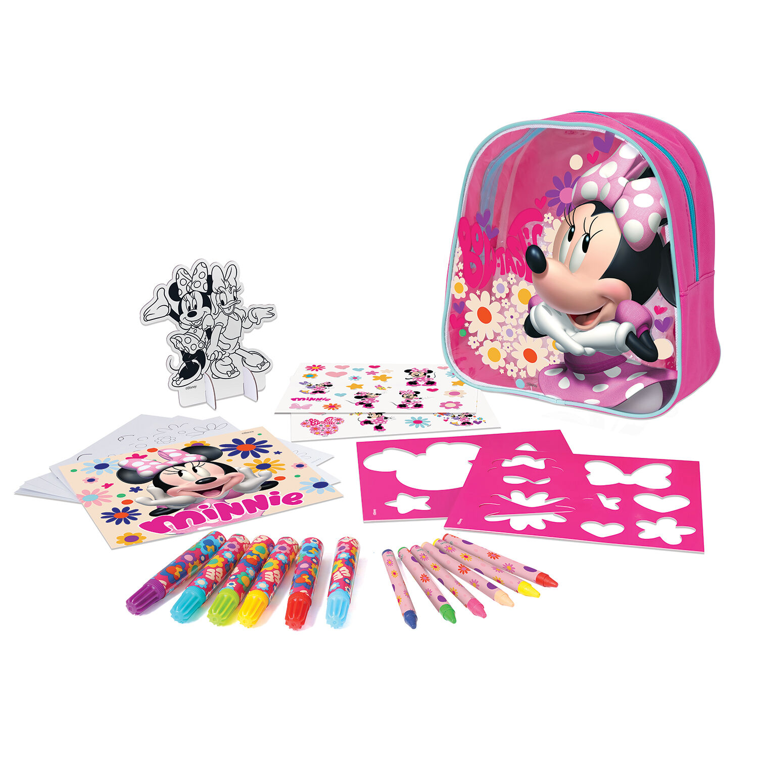 AS 68101 DRAWING SET IN BACKPACK DISNEY MINNIE KOUREAS TOYS
