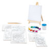 AS11025 PAINTING WORKSHOP AQUARELLE DRAWING SET WITH WOODEN EASEL KOUREAS TOYS