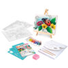 AS 11026 PAINTING WORKSHOP ACRYLIC DRAWING SET WITH WOODEN EASEL KOUREAS TOYS
