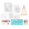 AS 11026 PAINTING WORKSHOP ACRYLIC DRAWING SET WITH WOODEN EASEL KOUREAS TOYS