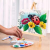 AS 11026 PAINTING WORKSHOP ACRYLIC DRAWING SET WITH WOODEN EASEL KOUREAS TOYS