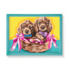 AS 41019 PAINT & FRAME ADORABLE PUPPIES KOUREAS TOYS