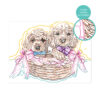 AS 41019 PAINT & FRAME ADORABLE PUPPIES KOUREAS TOYS