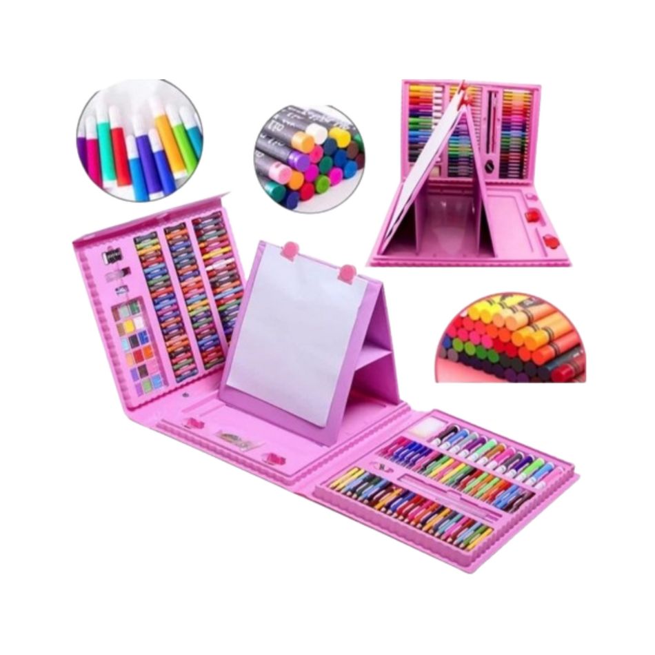 208 Pcs UNICORN 80217 ART SET BOX AND DRAWING KIT KOUREAS TOYS