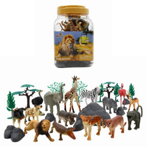 6632 WILD ANIMAL PLAYSET 30 Pcs KOUREAS TOYS