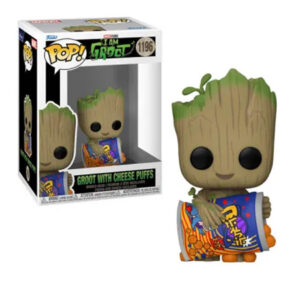 FUNKO POP! MARVEL STUDIOS: I AM GROOT GROOT WITH CHEESE PUFFS 1196 KOUREAS TOYS