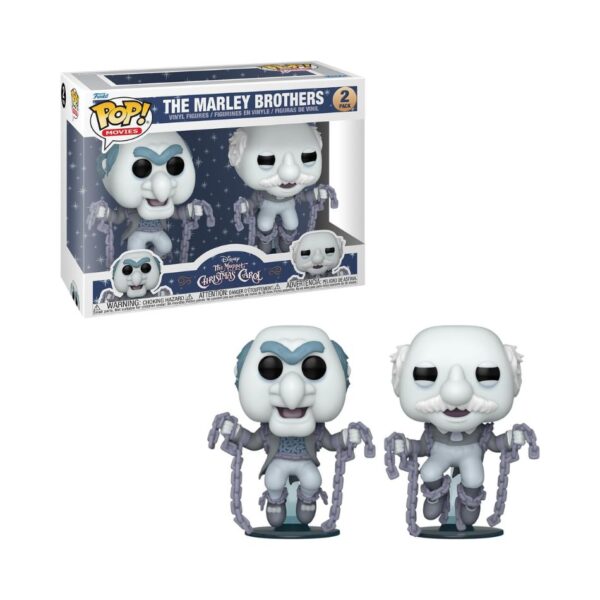 FUNKO POP! MOVIES: DISNEY THE MUPPET CHRISTMAS CAROL THE MARLEY BROTHERS 2 PACK KOUREAS TOYS