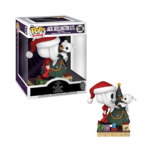 FUNKO POP! DELUXE: DISNEY TIM BURTON'S THE NIGHTMARE BEFORE CHRISTMAS JACK SKELLINGTON AND ZERO WITH TREE 1386 KOUREAS TOYS