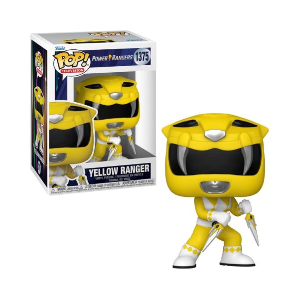 FUNKO POP! TELEVISION: POWER RANGERS YELLOW RANGER 1375 KOUREAS TOYS