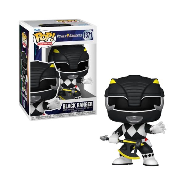 FUNKO POP! TELEVISION POWER RANGERS BLACK RANGER 1371 KOUREAS TOYS