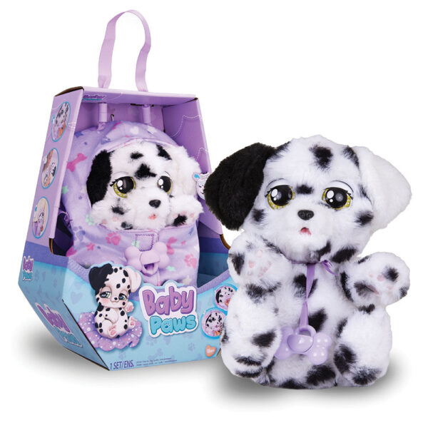 AS 91762 BABY PAWS PLUSH INTERACTIVE DOGS KOUREAS TOYS