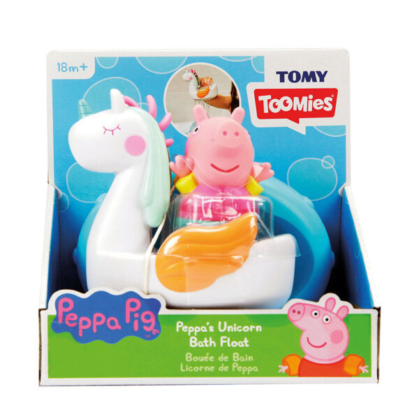 AS 73106 TOMY TOOMIES TODDLER BATH TOY PEPPA PIG FLOATS KOUREAS TOYS