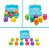 AS 73563 TOMY TOOMIES BABY TODDLER TOY HIDE & SQUEAK BRIGHT CHICKS - Image 3