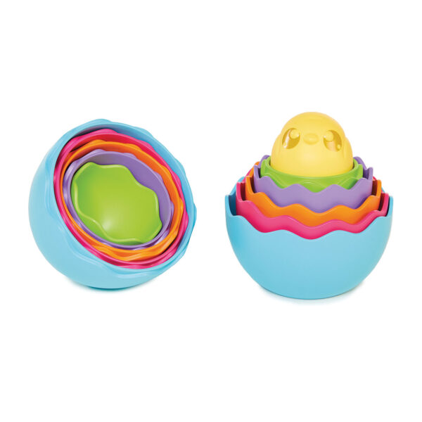AS 73564 TOMY TOOMIES BABY TODDLER TOY HIDE & SQUEAK NESTING EGGS - Image 3