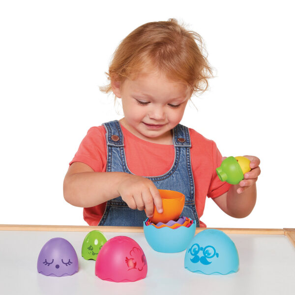 AS 73564 TOMY TOOMIES BABY TODDLER TOY HIDE & SQUEAK NESTING EGGS - Image 4