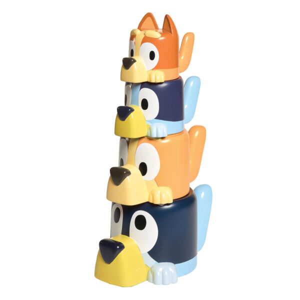 AS 73622 TOMY TOOMIES BABY TODDLER BATH TOY BLUEY’S FAMILY POURERS - Image 3