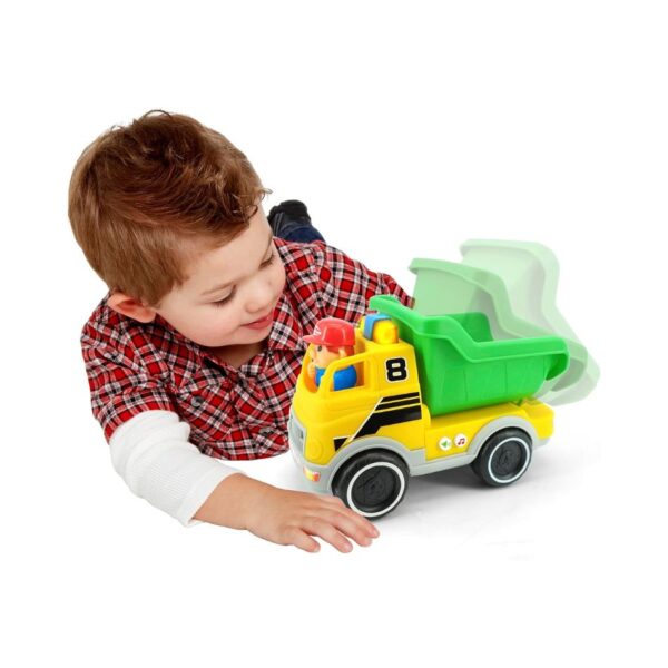 KIDDIELAND 063198 LIGHT N'SOUND CONSTRUCTION VEHICLE KOUREAS TOYS