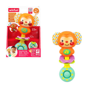 WINFUN 240105 SING WITH ME RATTLE MONKEY KOUREAS TOYS