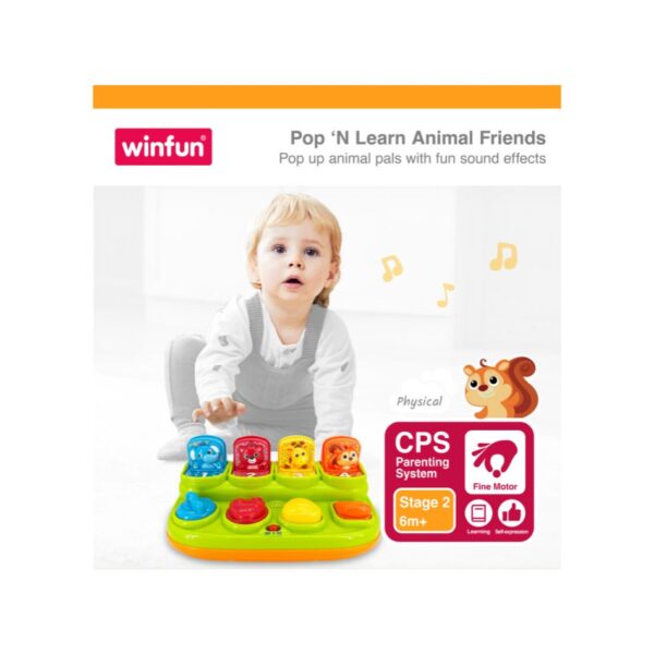 WINFUN 240201 POP 'N LEARN SURPRISE KOUREAS TOYS