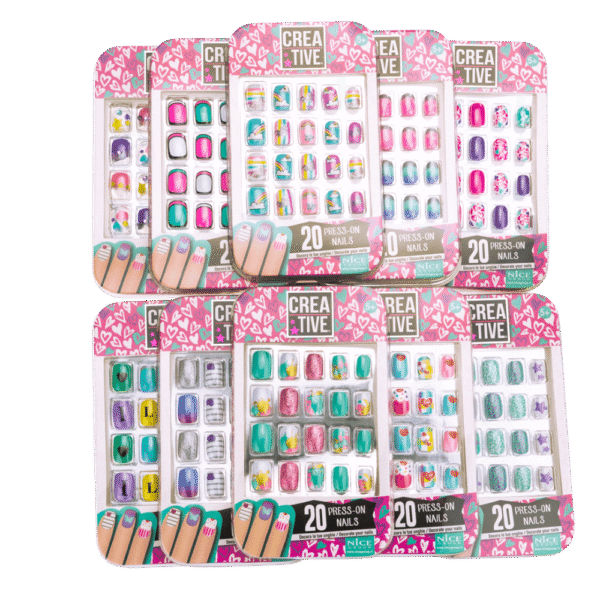NICE 014 CREATIVE PRESS-ON NAILS KOUREAS TOYS