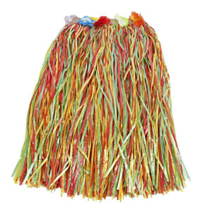 CARNIVAL HAWAIIAN SKIRT WITH FLOWERS 60CM KOUREAS TOYS