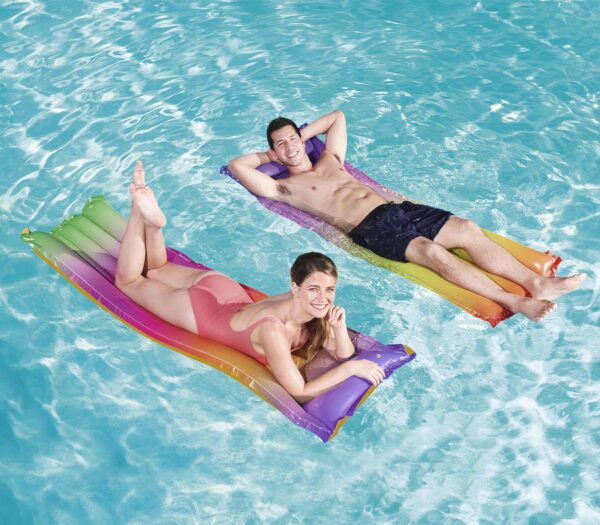 BESTWAY 44041 AIRBED RAINBOW KOUREAS TOYS