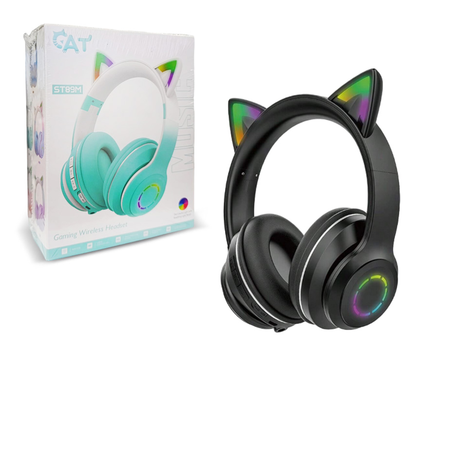 WIRELESS HEADPHONES - CAT HEADPHONES ST89M KOUREAS TOYS