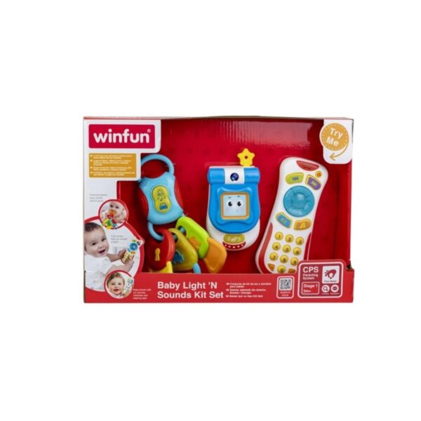 WINFUN 003199 BABY LIGHT 'N SOUNDS KIT SET KOUREAS TOYS