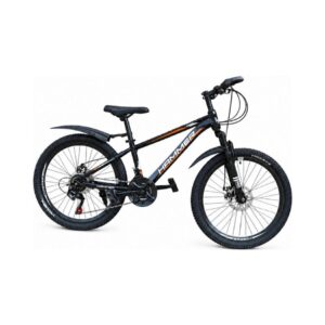 24" HAMMER BICYCLE 21" SPEED BLACK WITH ORANGE LINE KOUREAS TOYS