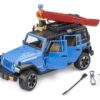 BRUDER 02529 JEEP WRANGLER RUBICON UNLIMITED WITH KAYAK AND KAYAKER KOUREAS TOYS