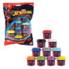 AS 03599 DOUGH MARVEL SPIDERMAN POLYBAG WITH 10 POTS AND 3D CAPS KOUREAS TOYS