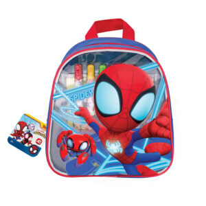 AS 68103 DRAWING SET IN BACKPACK MARVEL SPIDEY AND HIS AMAZING FRIENDS KOUREAS TOYS