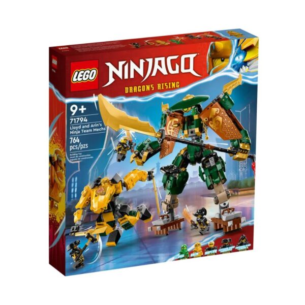 LEGO® 71794 NINJAGO® LLOYD AND ARIN'S NINJA TEAM MECHS KOUREAS TOYS