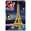 RAVENSBURGER 12579 3D PUZZLE 216 Pcs NIGHT EDITION EIFFEL TOWER KOUREAS TOYS