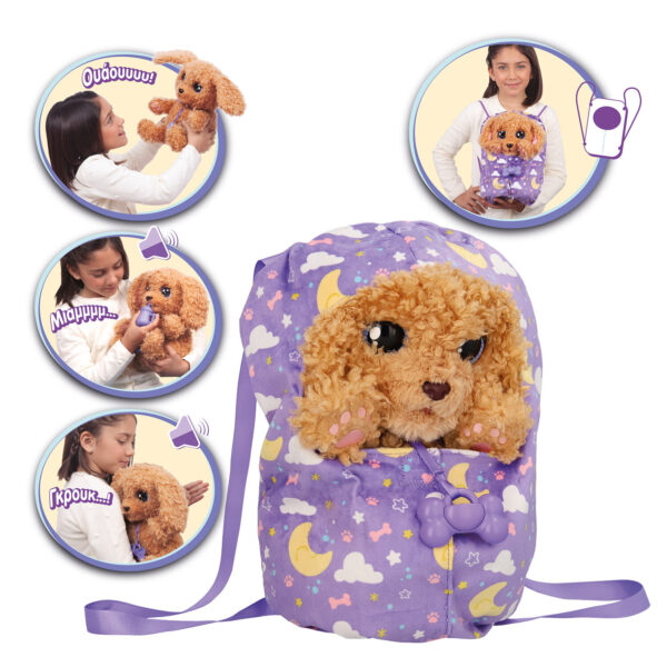 AS 92115 BABY PAWS LABRADOODLE PLUSH INTERACTIVE DOG
